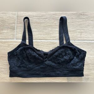 Intimately Free People bralette, black, lace, small